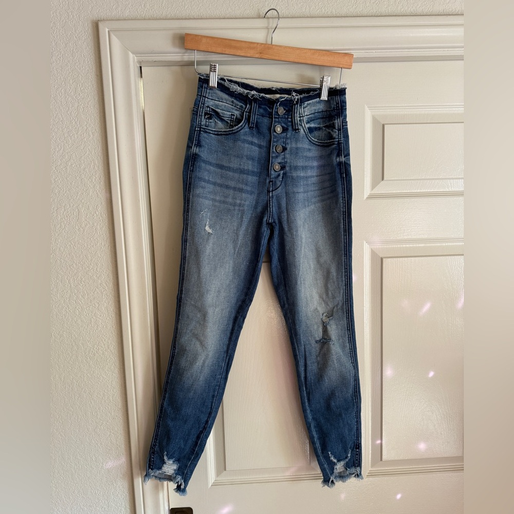 Kancan jeans blue distressed size 3/25